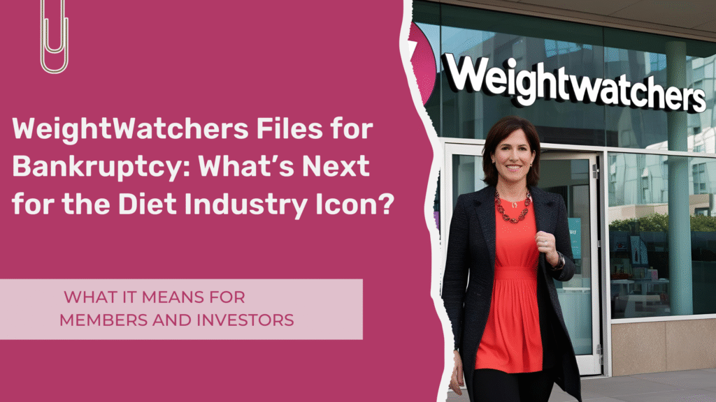 WeightWatchers Files for Bankruptcy: What’s Next for the Diet Industry Icon? WeightWatchers Files for Bankruptcy: What’s Next for the Diet Industry Icon?