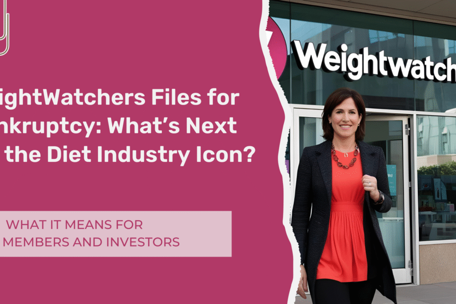 WeightWatchers Files for Bankruptcy: What’s Next for the Diet Industry Icon?